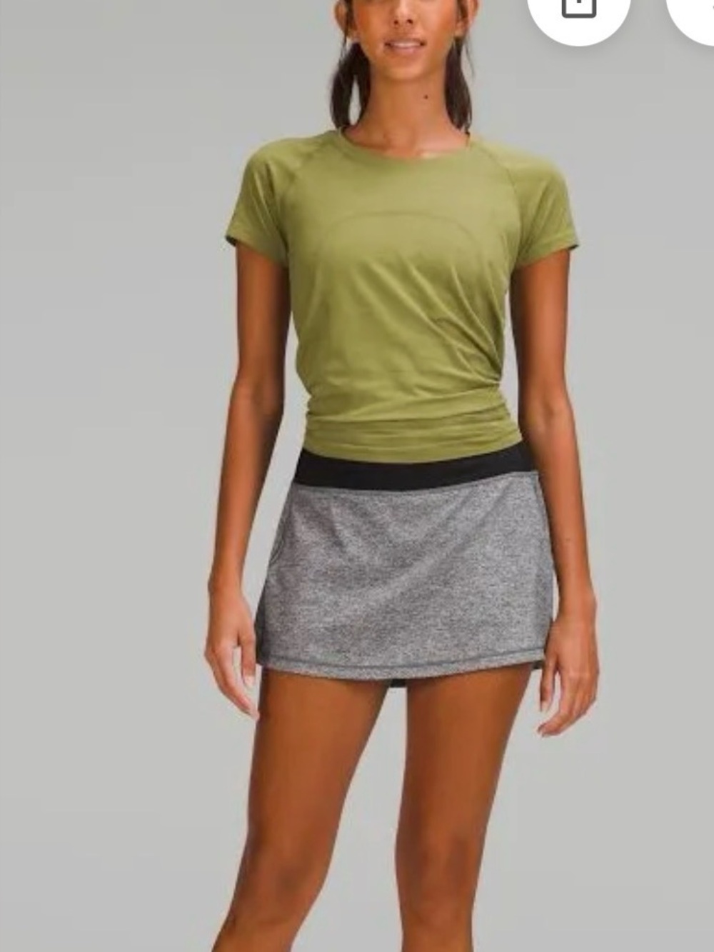 Lululemon Pace Rival Mid-rise Skirt-long